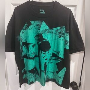 TS Black and Green Graphic T-Shirt TLOASG
